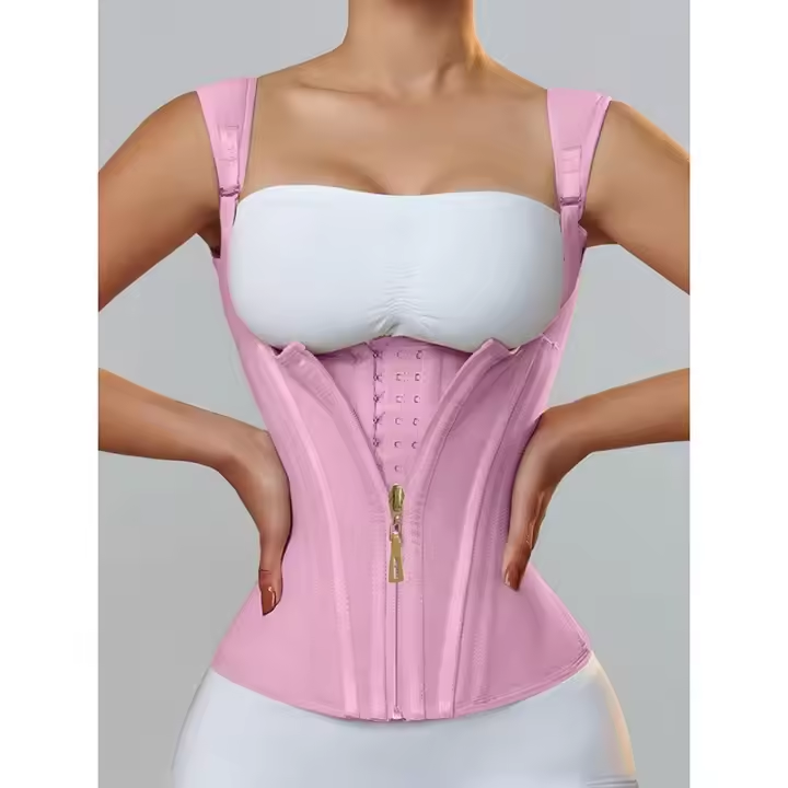 Front-Zip Waist Cincher & Corset Trainer