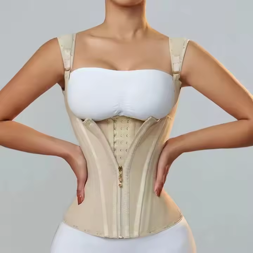 Front-Zip Waist Cincher & Corset Trainer
